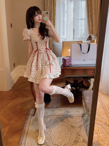 Floral Nymph Dress - S