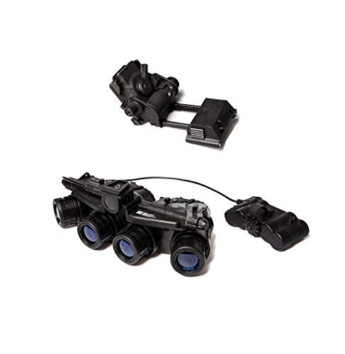 Tactical Hunting Dummy Night Vision Goggle GPNVG 18 & Plastic L4G24 NVG Mount for Airsoft - Black