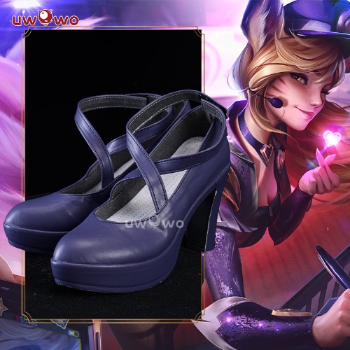 Uwowo League of Legends/LOL: Pop Star Ahri Fox 2023 ASU Cosplay Shoes - 36