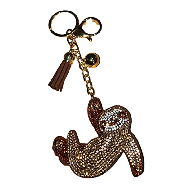 Popfizzy Bling Keychain Accessories for Women, Car Keys Keychain Charms, Purse Charm for Handbags, Cute Key Chains for Girls