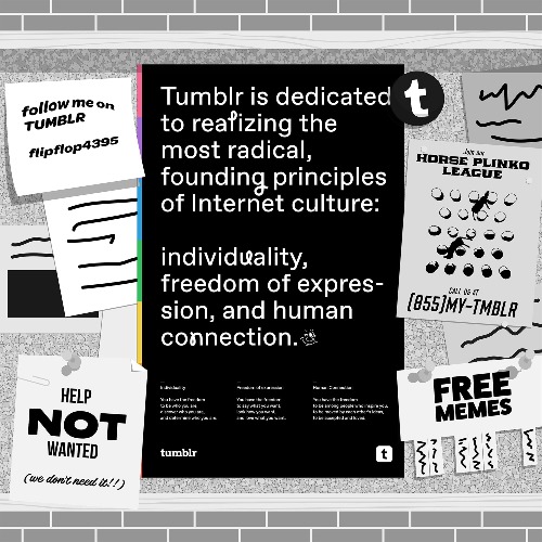 Tumblr Mission Statement 11x17 Poster