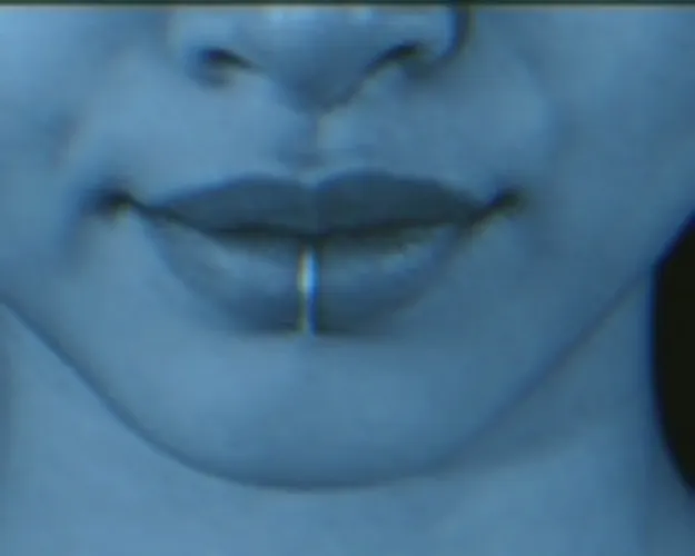 Vertical Labret Piercing