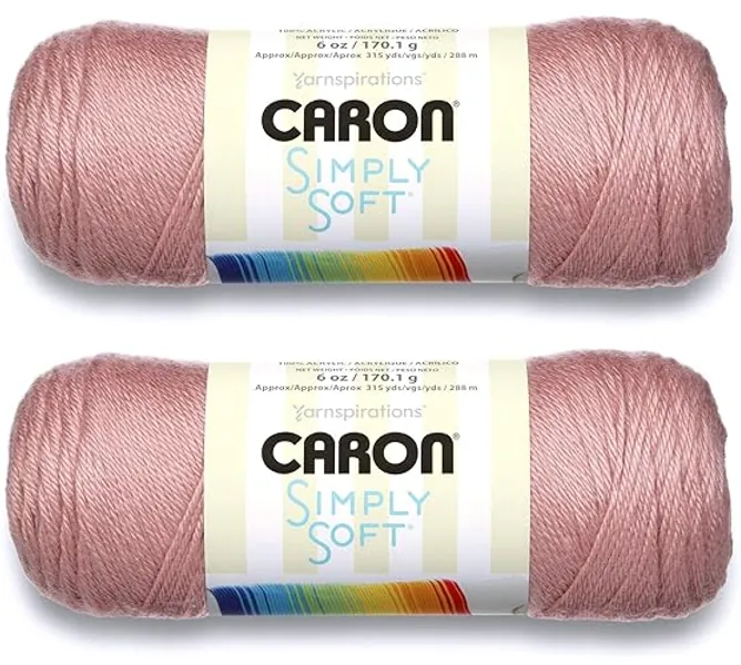 Caron Simply Soft-Pack of 2 Balls-170g Each Ball-Victorian Rose