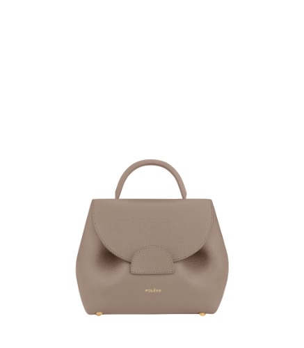 Polène Bag: Numéro Un Nano - Textured Taupe | Default Title
