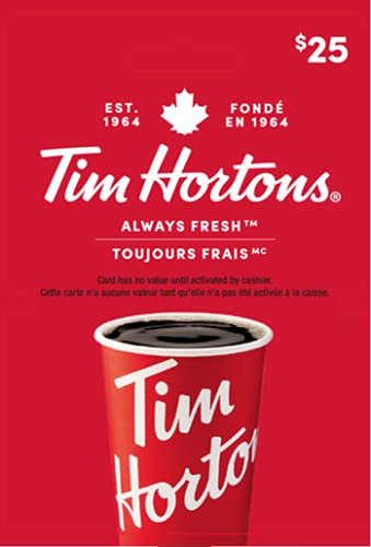 Tim Hortons Gift Card - 25 Standard