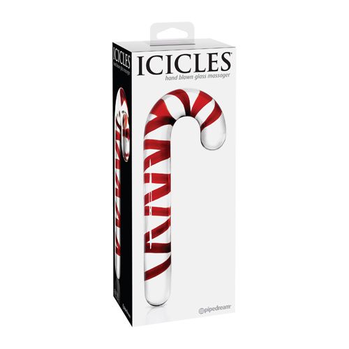 Icicles No. 59 - Candy Cane Glass Massager | Default Title