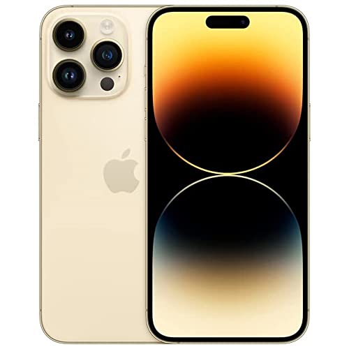 Apple iPhone 14 Pro Max, 1TB, Gold - Unlocked (Renewed) - Gold - 1TB