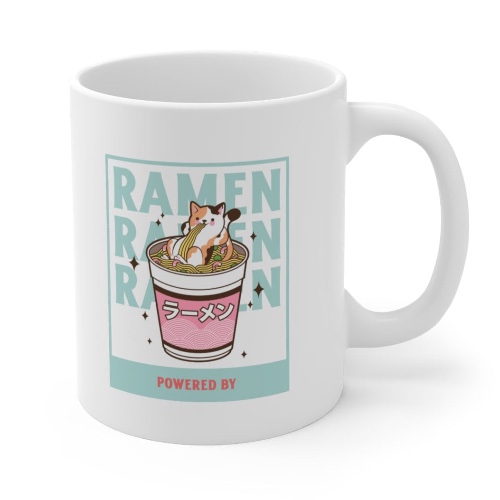 Powered by Ramen Novelty Mug - 11oz