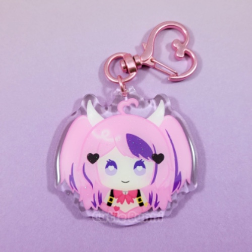 [Vshojo] Ironmouse Acrylic Charm Keychain