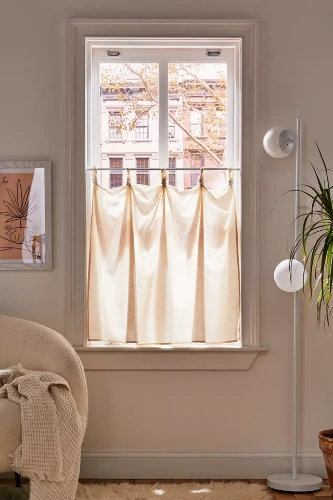 Solid Café Curtain Set
