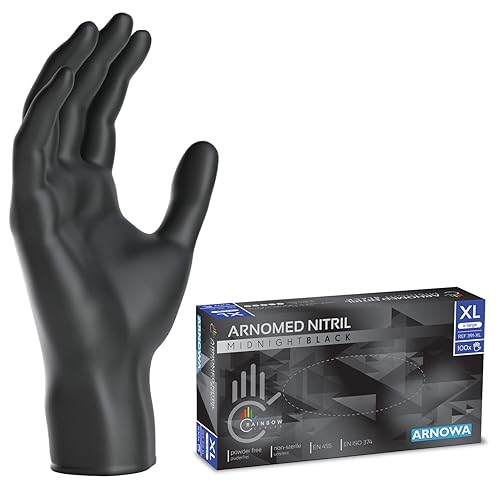 Guantes nitrilo negro talla XL