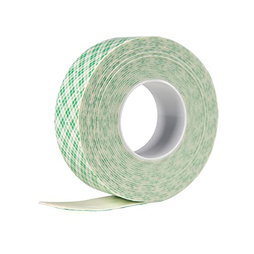 3M Double Coated Urethane Foam Tape 4032 Double Sided Durable Adhesive (1in x 5yds) Attach, Bond, Mount - Adhesive Attach+ Double Sided Adhesive