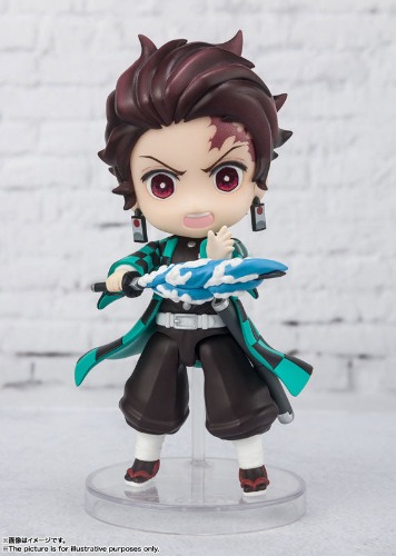 Figuarts mini Tanjiro Kamado Water Breathing "Demon Slayer: Kimetsu no Yaiba" - Brand New