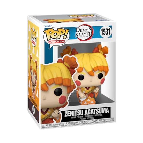 Funko POP! Animation: Demon Slayer - Zenitsu Agatsuma - (Kimono) - Vinyl-Sammelfigur - Geschenkidee - Offizielle Handelswaren - Spielzeug Für Kinder und Erwachsene - Anime Fans