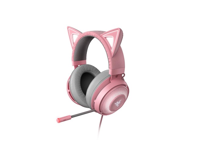 Razer AU Kraken Kitty Chroma USB Gaming Headset, Quartz, RZ04-02980200-R3M1