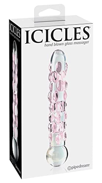Pipedream Icicles No. 07 Textured Glass Dildo