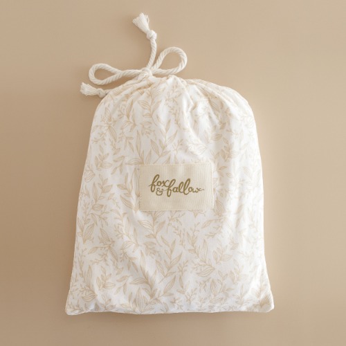 Golden Vines Organic Fitted Cot Sheet | Golden Vines Organic Fitted Cot Sheet