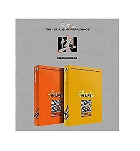 Stray Kids In生/in Life 1st Album Repackage Normal Random Version CD+72p PhotoBook+2p PhotoCard+1p Postcard+Message PhotoCard Set+Tracking Kpop Sealed