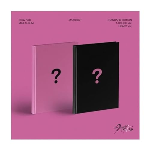 DREAMUS Stray Kids MAXIDENT 7th Mini Album Standard Version CD+Photobook+Lyrics paper+Photocard+Mini poster on pack+Face sticker+Tracking (SET(T-CRUSH+HEART)) - SET(T-CRUSH+HEART)