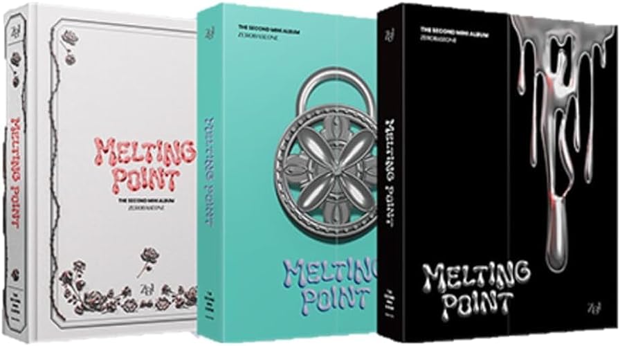 Dreamus ZB1 ZEROBASEONE MELTING POINT 2nd Mini Album 3 Ver Set - Display Album, 161 x 220mm, 100% Original Item