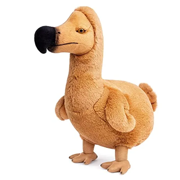 ZHONGXIN MADE Dodo Plush Toy - Lifelike Dodo Bird Stuffed Animals 14inch, Cute Brown Dodo Toys Real Plushie Toy Home Decoration, Unique Plush Gift Collection for Kids - Dodo Bird