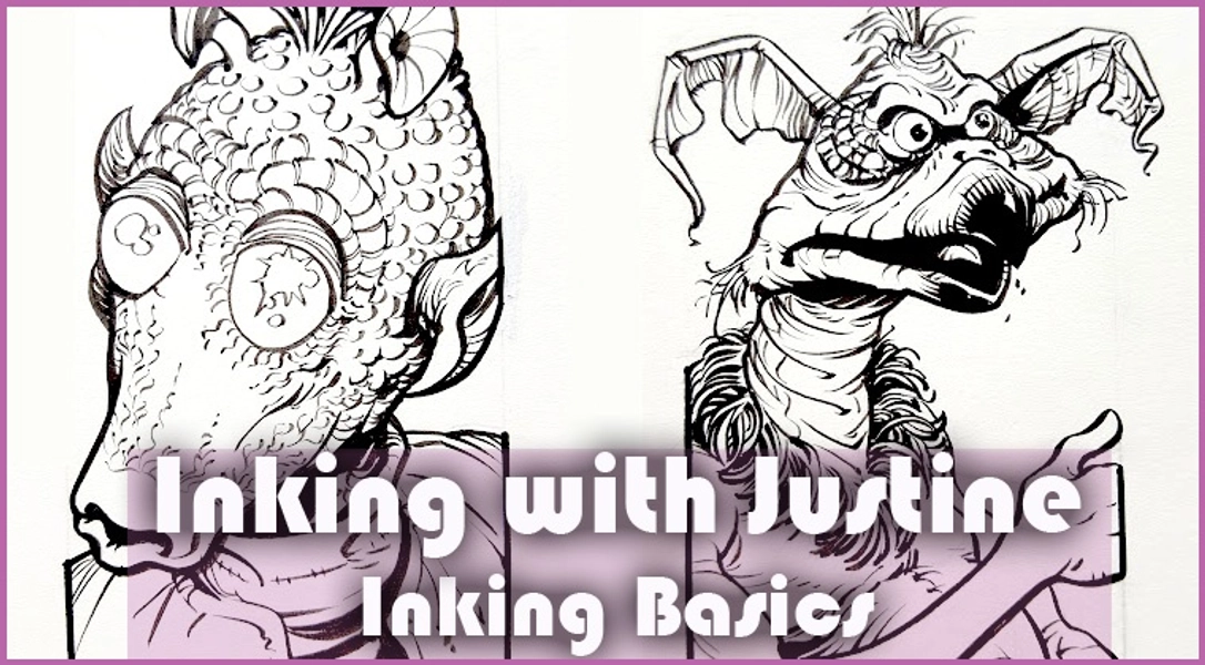 Inking Basics at SAW with Justine Mara Andersen