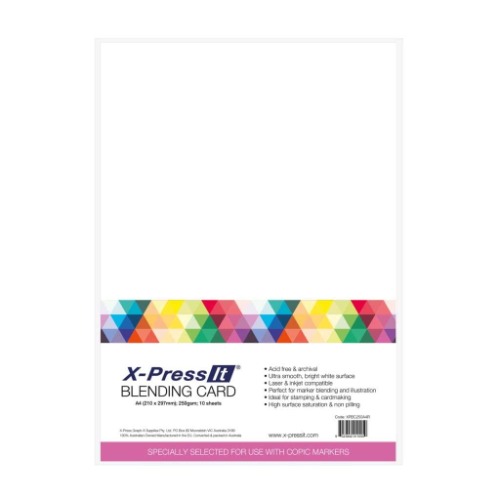 X-Press It A4 Blending Card 25 Pack