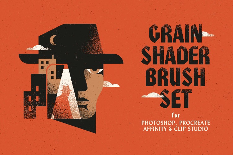 Grain Shader Brush Set