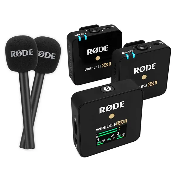 RODE Wireless GO II Wireless Microphone Interview Bundle