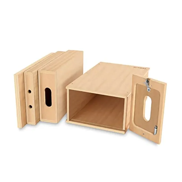PROAIM Nested Apple Box Set for Studio, Film Set & Photography. 5/8” Baby Pin Mount for Accessories. Multifunctional Wooden Boxes for Propping, Leveling, Sitting, or Standing. (AB-12)
