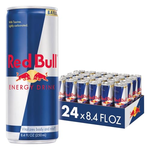 Red Bull Energy Drink, 8.4 Fl Oz, 24 Cans - Red Bull - 8.4 oz., 24pk, (1x24)
