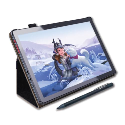 Simbans PicassoTab X Drawing Tablet No Computer Needed [4 Bonus Items] Drawing Apps, Stylus Pen, Portable, Standalone, 10 Inch Screen, Best Gift for Beginner Digital Graphic Artist -PCX - 4GB + 64GB