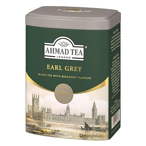 Ahmad Tea Earl Grey Tea (Loose Leaf) in Tin, 100 Grams - Earl Grey - 100 g (Pack of 1)