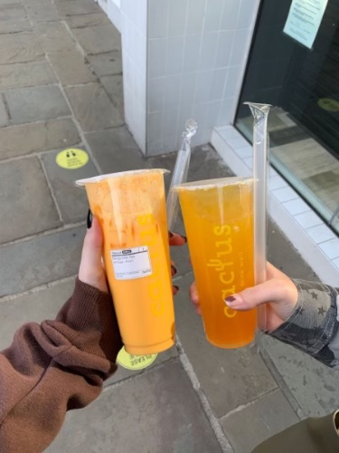 Treat me to mango bubble tea 🥰