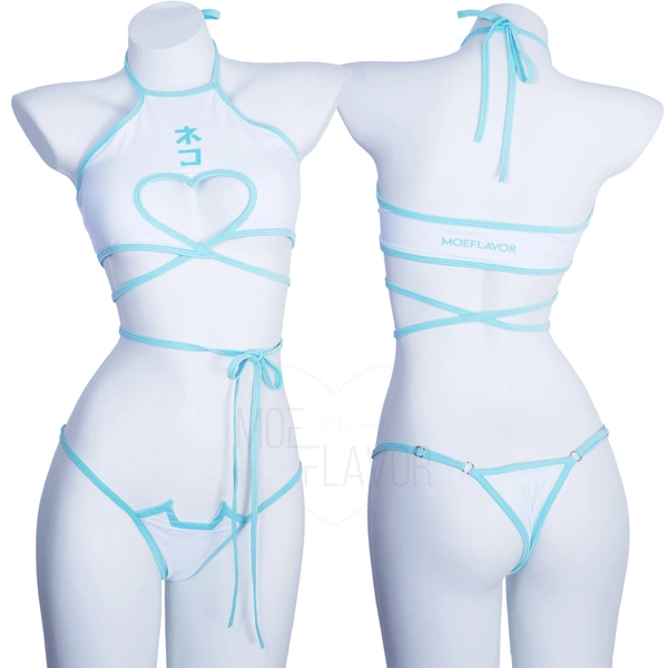 Neko Swimsuit - Blue / 2XL/3XL