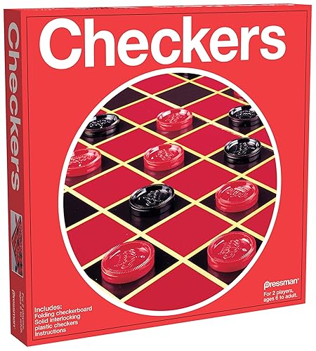 Pressman Toys Checkers in Red Box (1900-06)