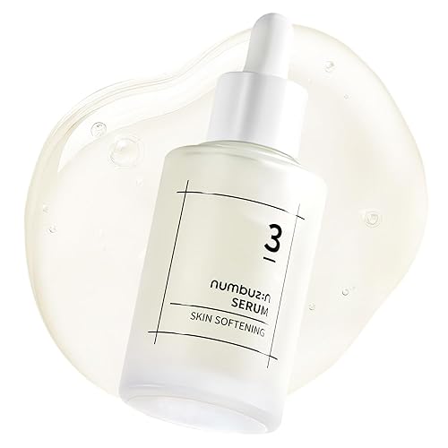 numbuzin No.3 Skin Softening Serum | Pore Care, Textured Skin, Bumpy, Rough Skin, Glass Skin | Bifida, Galactomyces, Niacinamide, Adenosine, Panthenol | Korean Skin Care | 1.69 Fl Oz - 1.69 Fl Oz (Pack of 1)