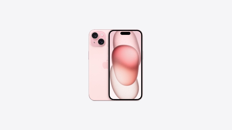 iPhone 15, 256 GB, roze