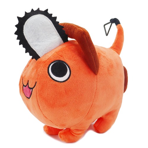Firecos Peluche Carino 25cm, Cane di Peluche Arancione, Bambola Giocattolo Carino Anime Figura Cuscino in Morbido Peluche Animale di Peluche Decorazione Regalo Per Bambini