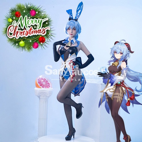 【In Stock】Game Genshin Impact Cosplay Ganyu Bunny Girl Cosplay Costume - M