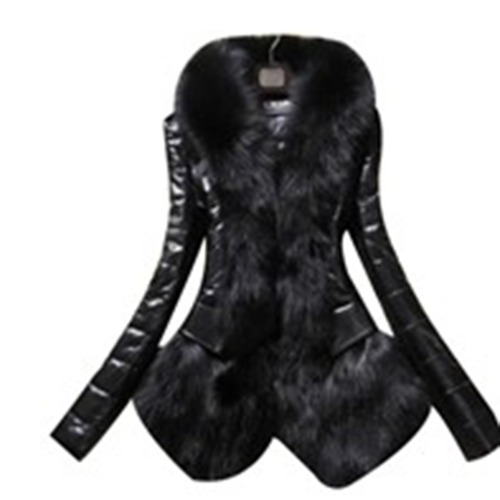 Förderung Neue Faux Leder Jacke Weibliche Frauen Winter Mantel Verdickung Baumwolle Winter Jacke Frauen Outwear Pelz für Frauen Winter