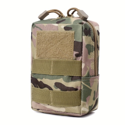 Outdoor Sports Molle Accessory Bag, Waterproof EDC Tools Camouflage Pouch, Coin Purse