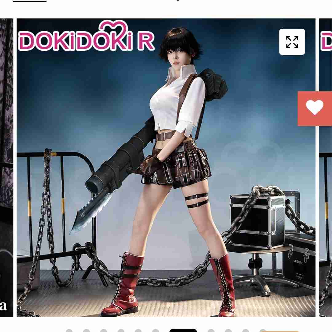 【Partial Ready For Ship】【Size S-2XL】DokiDoki-R Game Cosplay Laady Costume Halloween | M-Ready For Ship