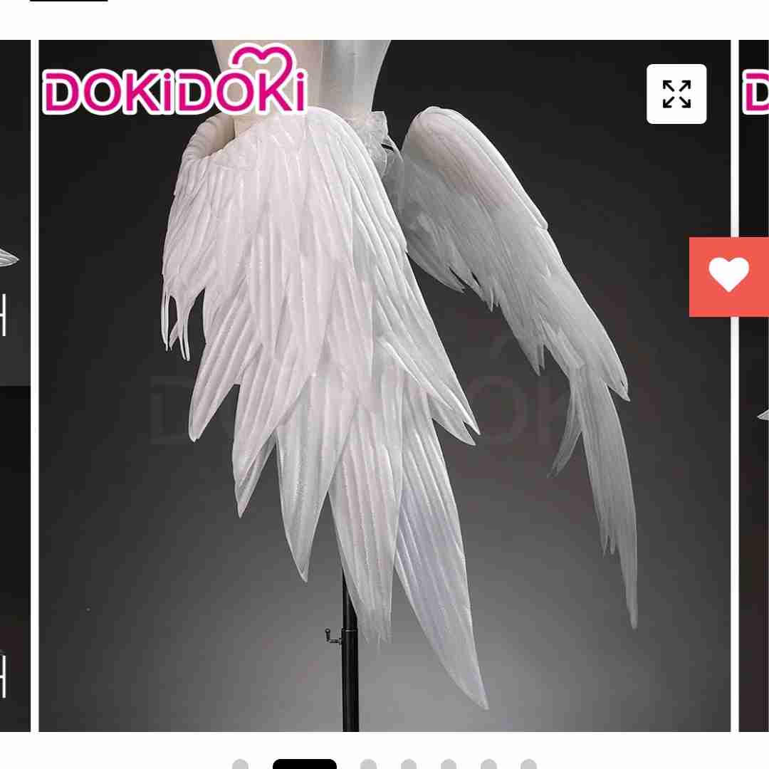 【In Stock】DokiDoki Game Zenless Zone Zero Cosplay Remielle Dan Wings Porp White / Black ZZZ Ramiel | White Version-One Size-In Stock