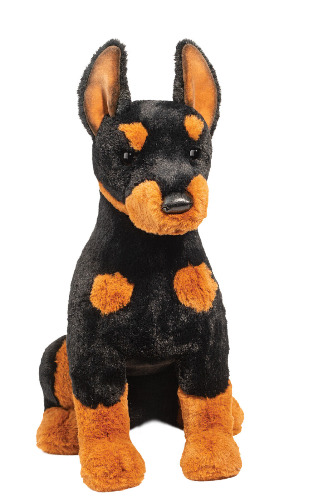 Maverick 18" DLUX Doberman Pinscher Douglas Plush Stuffed Animal Dog Puppy Doll