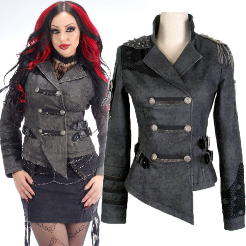 Girl General Jacket by Punk Rave brand