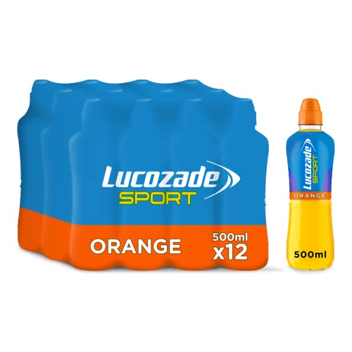 Lucozade Sport Orange 12x500ml (Packaging May Vary) - Orange - 500 ml (Pack of 12)
