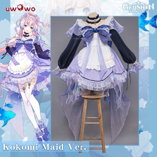 UWOWO Genshin Impact Kokomi Cosplay Maid