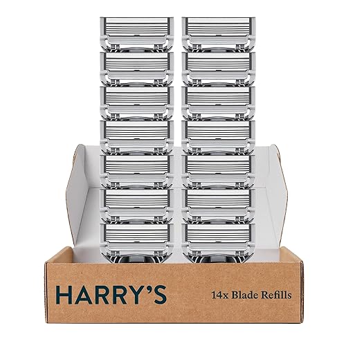 Harry's Razor Blades Refills - Razors for Men - 14 count - 14 Count (Pack of 1) - Razors