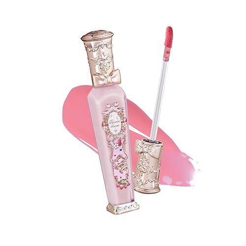 Flower Knows Violet Strawberry Rococo Glowy Lip Gloss-Moisturizing Tinted Lip Oil-Hydrating Lip Makeup for Girls&Women-Vegan & Cruelty-Free-0.12 Fl Oz,1 Count (G01 Strawberry Macaron) - 0.12 Fl Oz (Pack of 1) - G01 Strawberry Macaron